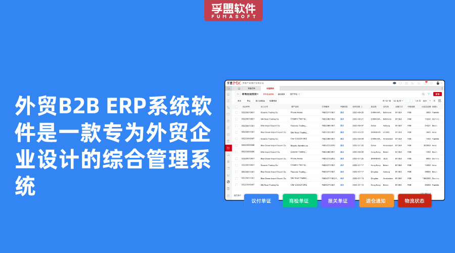 外貿b2b ERP系統軟件