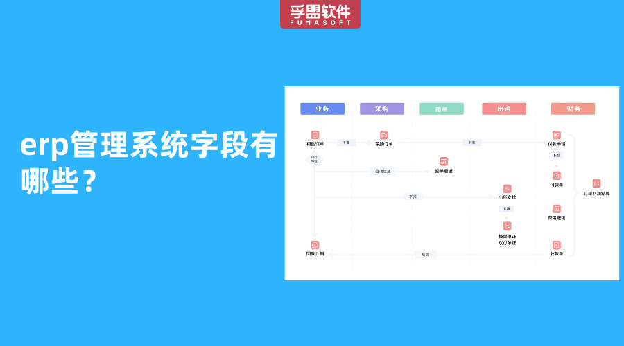 erp管理系統字段有哪些？