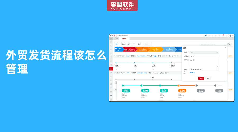 外貿發(fā)貨流程管理