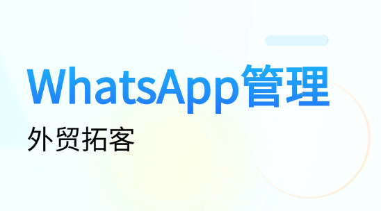 海外拓客軟件：WhatsApp管理重塑外貿(mào)拓客