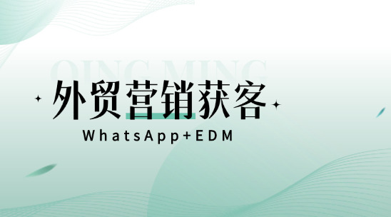 外貿(mào)營銷獲客：WhatsApp+EDM組合拳